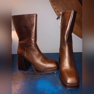 Crosswalk leather boots